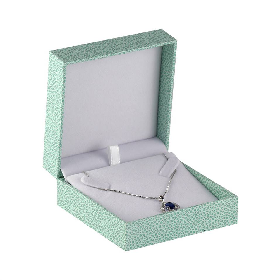 Green Texture Paper Jewelry Boxes Wholesale
