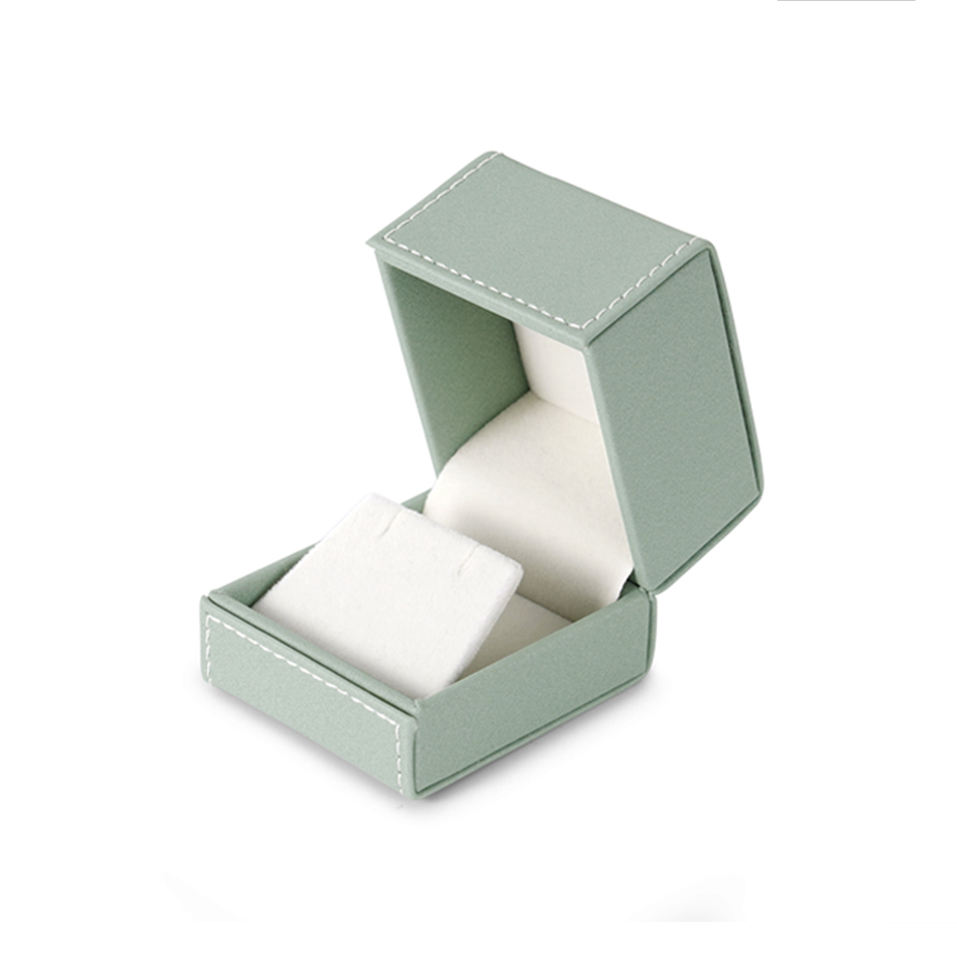 Faux leather jewellery case ring necklace pendant bangle earring box