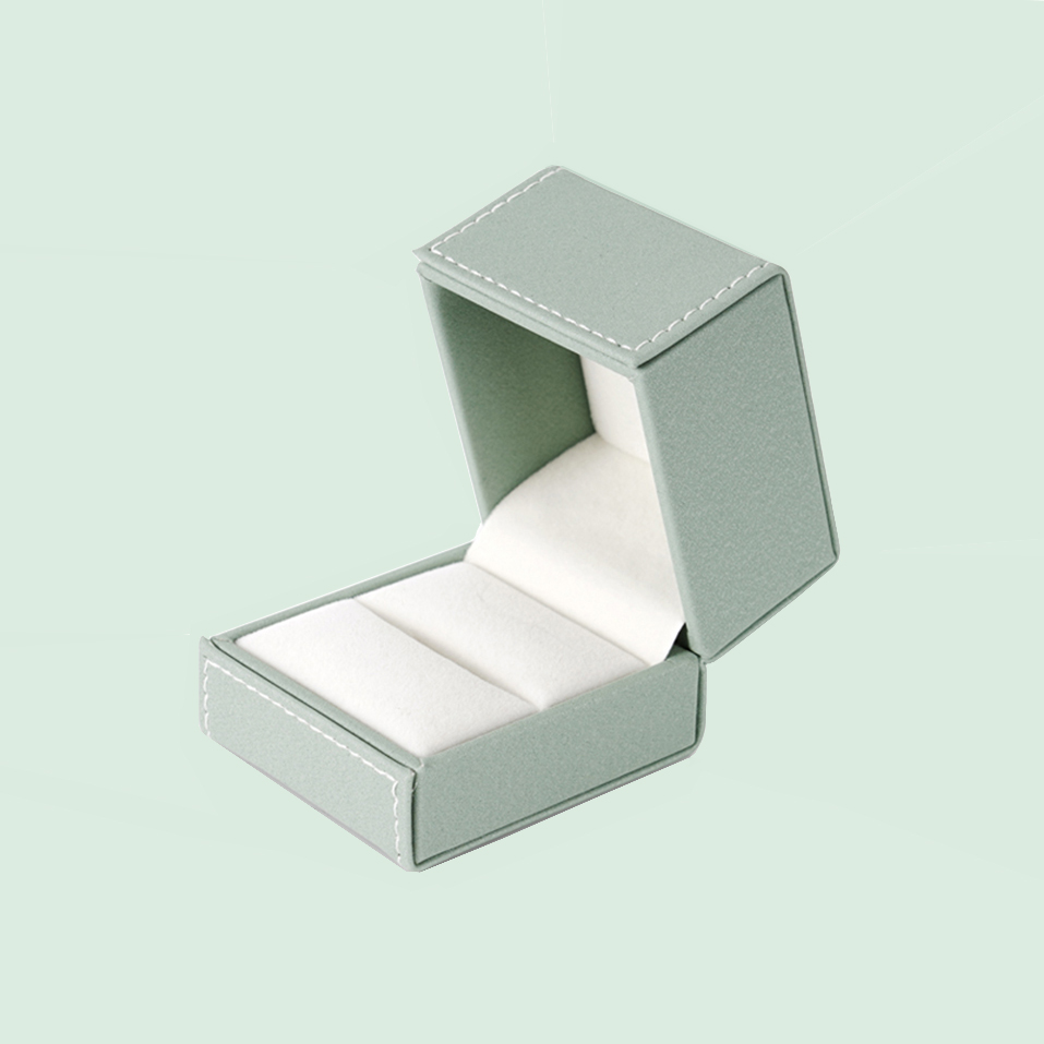 Faux leather jewellery case ring necklace pendant bangle earring box