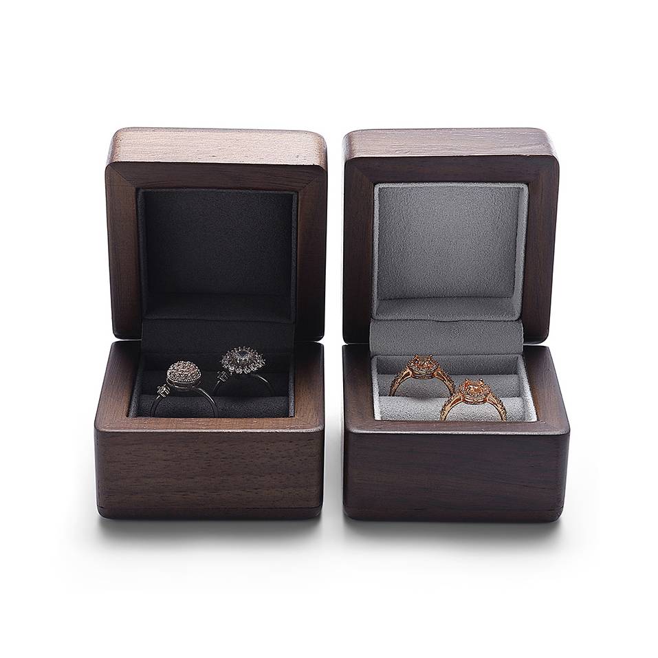 Luxury handmade wooden jewellery wedding ring pendant bangle boxes wholesale