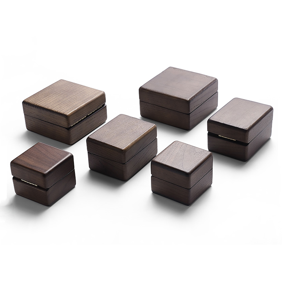 Luxury handmade wooden jewellery wedding ring pendant bangle boxes wholesale