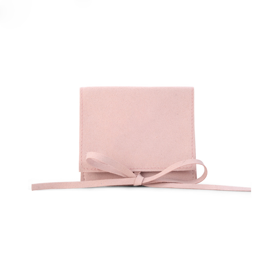 Custom logo jewelry envelope packaging bag microfiber jewelry pouches